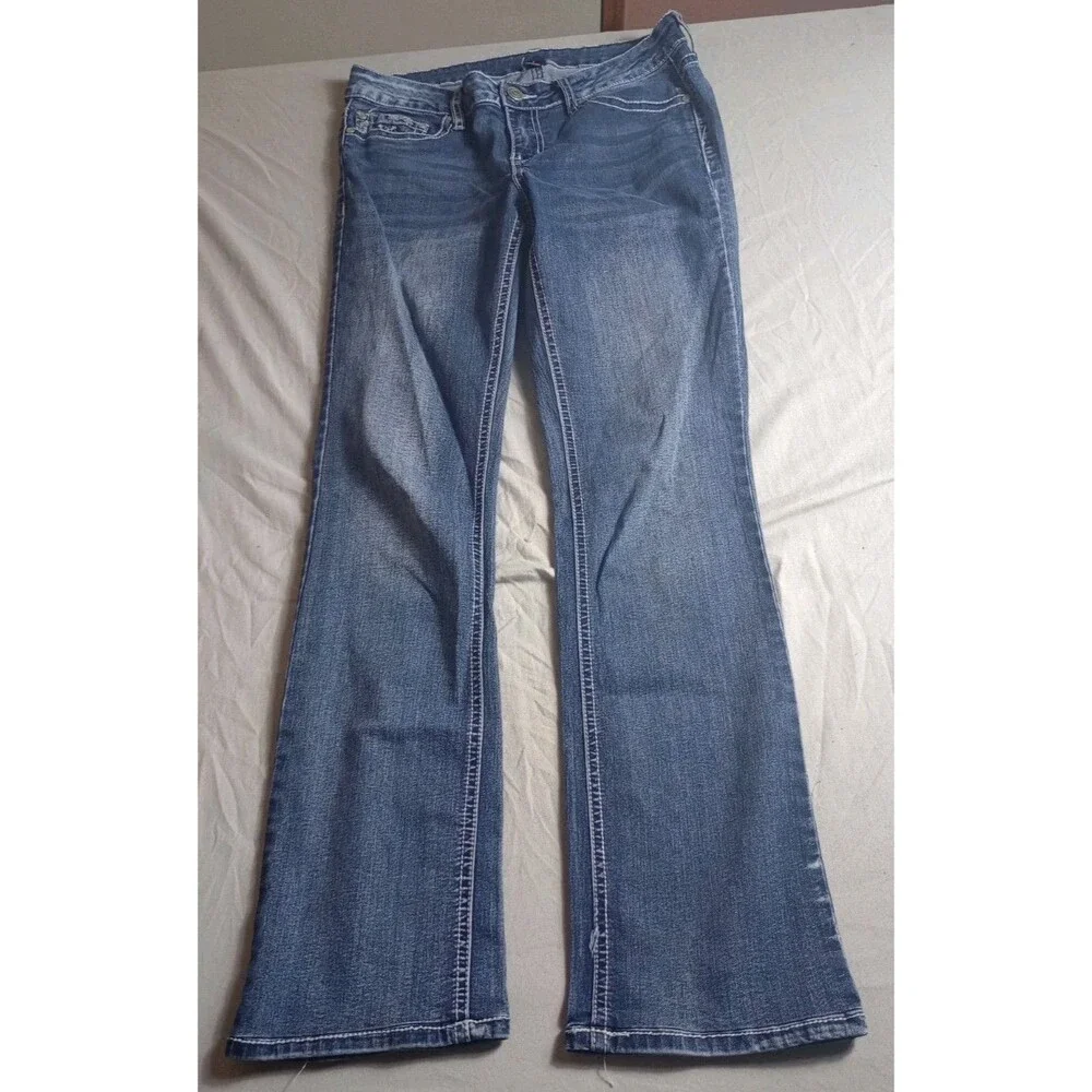 Unbranded Jeans Women's Size 6 Boot cut Low Rise Y2k Cottagecore Preppy Floral